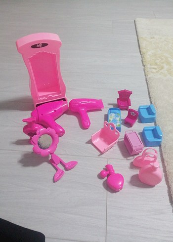 Renkli Oyuncak kuaför Seti - Görsel 3