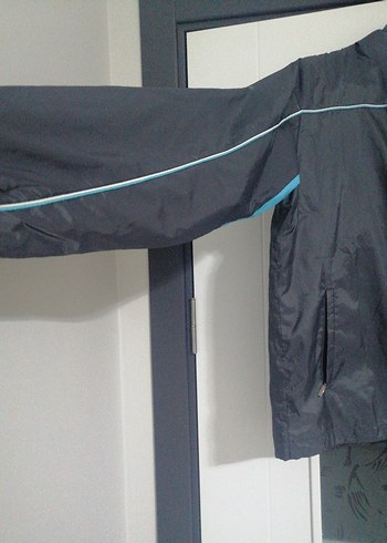 Erkek Lacivert Rüzgarlık Fermuarlı - Görsel 3