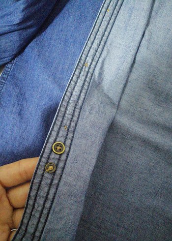 Defacto kot gömlek - Görsel 4