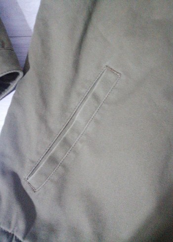 Erkek Haki mont ici yünlü - Görsel 4