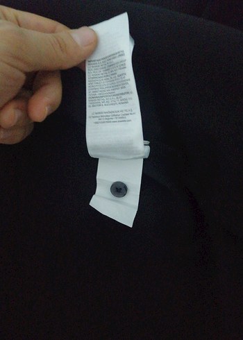 Siyah Erkek Düğmeli Slim Fit Gömlek - Görsel 4