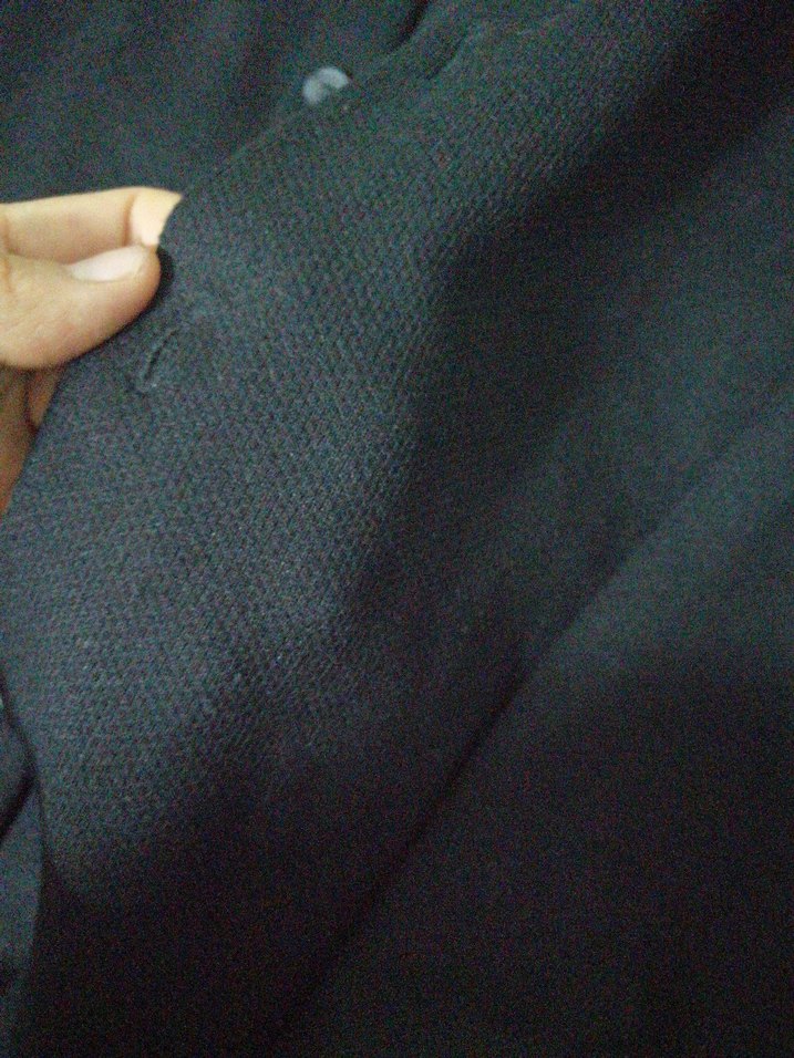 Siyah Erkek Düğmeli Slim Fit Gömlek - Görsel 3