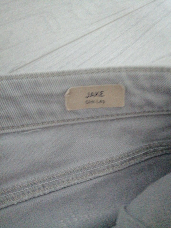 Gri Regular Fit Erkek Denim Pantolon - Görsel 2