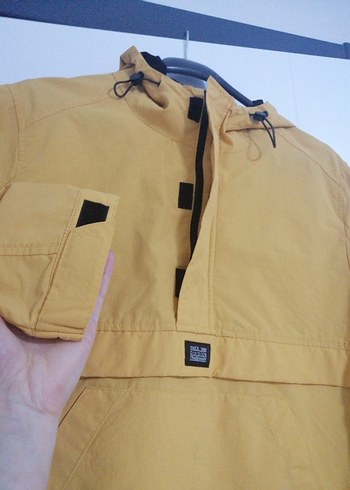 Sarı Erkek Günlük Rüzgarlık Mont - Görsel 6