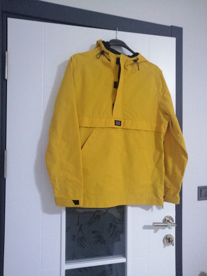 Sarı Erkek Günlük Rüzgarlık Mont - Görsel 3