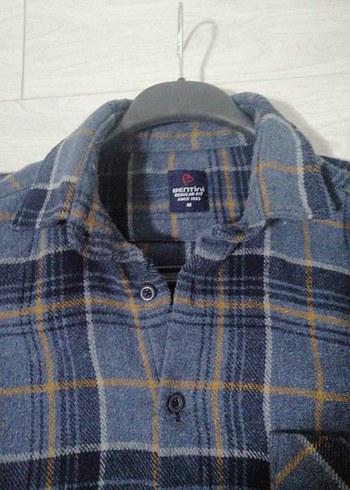 Düğmeli Erkek Uzun Kollu Gömlek - Görsel 2