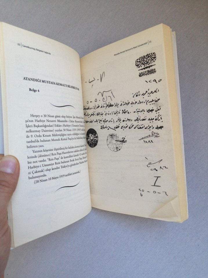Mustafa Kemal'in Samsun'a Gönderilişi Belgelerle kitabı - Görsel 2