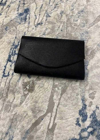 Siyah Minimalist Kadın Portföy Çanta - Görsel 2