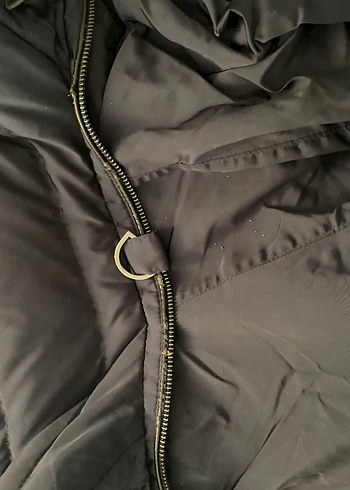 Kadın Lacivert Kürklü Kış Montu - Görsel 2