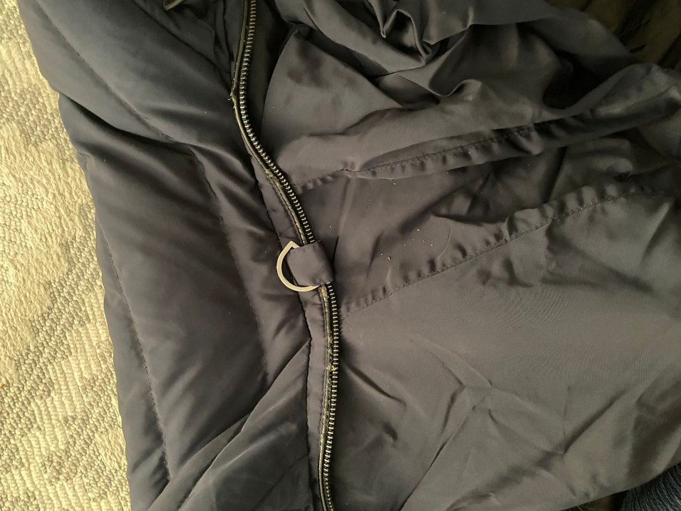 Kadın Lacivert Kürklü Kış Montu - Görsel 2