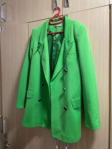Yeşil blazer ceket