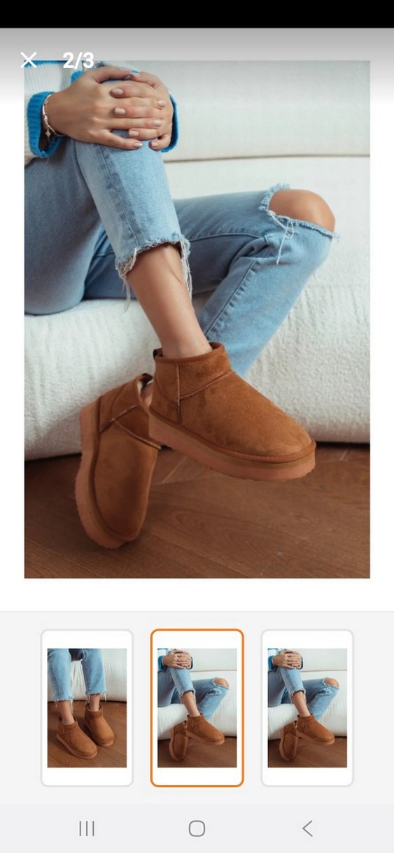 Kahverengi Süet Kürklü Platform Topuklu Kadın Bot - Görsel 3