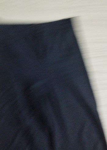 Kadın Siyah Midi Kumaş Pantolon - Görsel 3