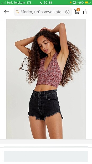 Pull&Bear siyah kot şort