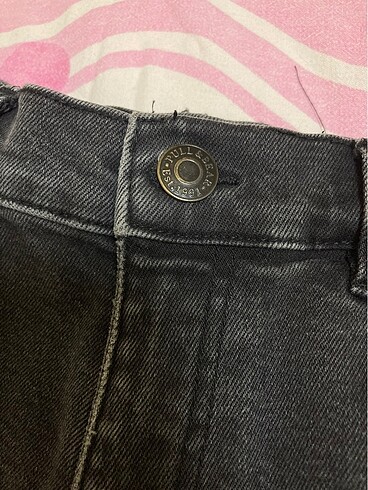 s Beden Pull&Bear siyah kot şort