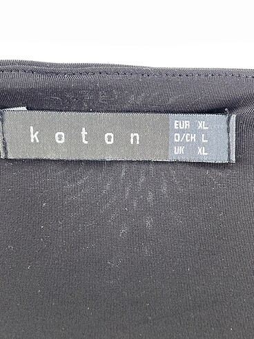 xl Beden siyah Renk Koton Bluz %70 İndirimli.