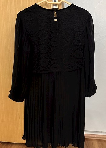 Siyah Pilili Uzun Kadın Etek - Görsel 4