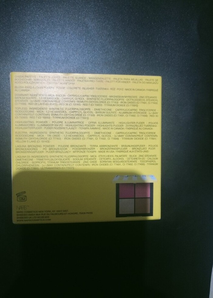 NARS far paleti - Görsel 2