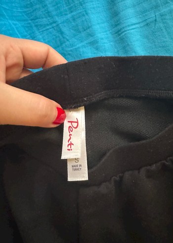 Penti Siyah Spor Tayt, Dar Kesim, Düz