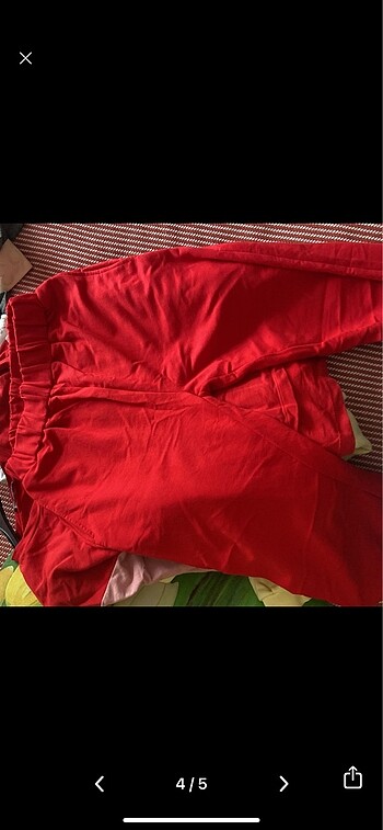 s Beden kırmızı Renk pijama takımı