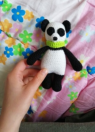 Amigurumi örgü panda oyuncak 
