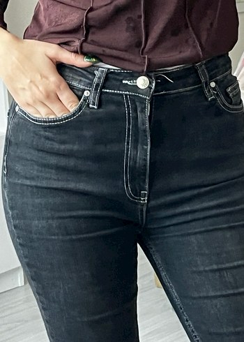 Siyah  Kadın Kot Pantolon Jean - Görsel 2