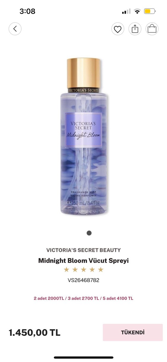 Victoria's Secret Midnight Bloom Kadın Parfümü 250 ml - Görsel 3