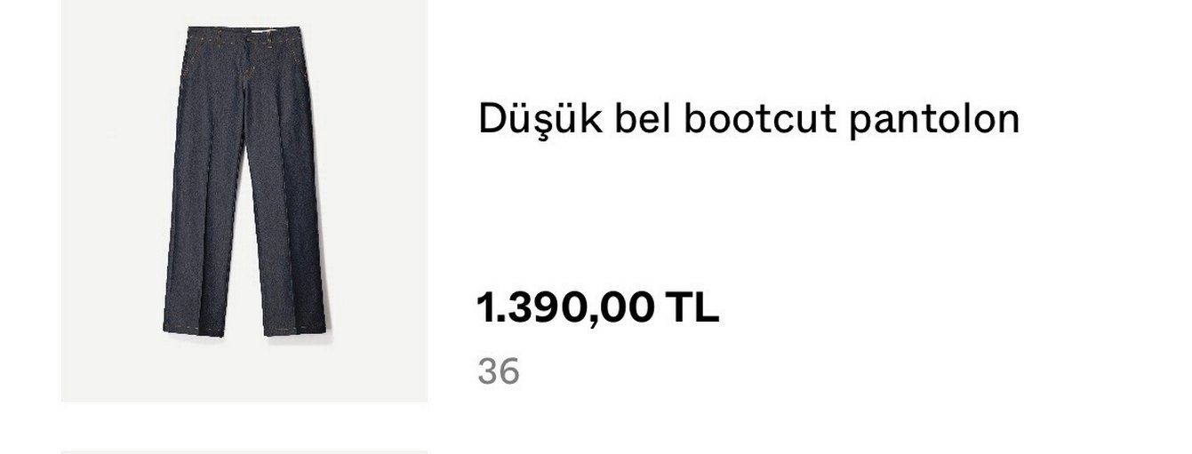 Kadın Lacivert  Denim Pantolon - Görsel 5