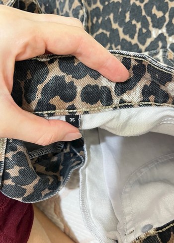 Kahverengi Leopar Desenli Mini Etek - Görsel 5