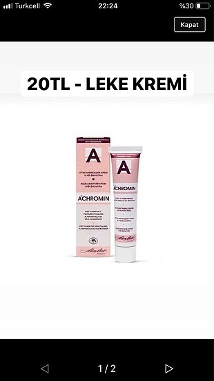 Achromin Krem