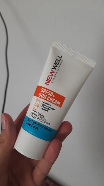 Newwell güneş kremi spf50+