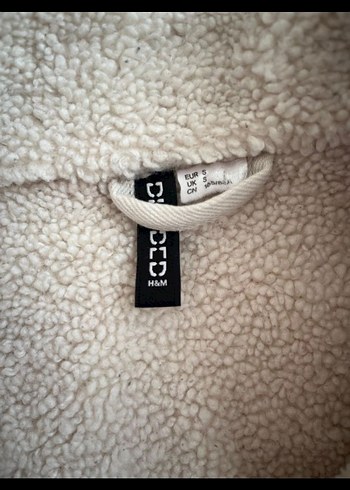 bej Düğmeli Kadın kot Ceket - Görsel 3