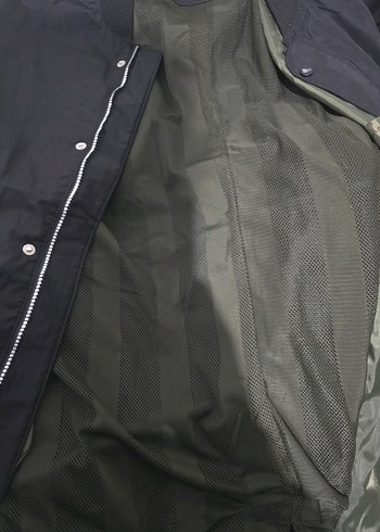 Düğmeli Siyah Uzun erkek Ceket - Görsel 2