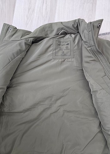 Gri Yüksek Yakalı Fermuarlı erkek Yelek - Görsel 4