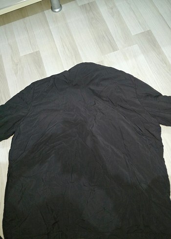 Düğmeli Siyah Erkek Midi Ceket - Görsel 4