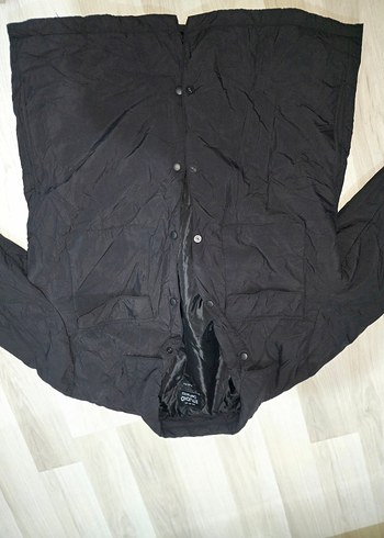 Düğmeli Siyah Erkek Midi Ceket - Görsel 2