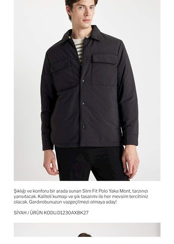 Düğmeli Siyah Erkek Midi Ceket - Görsel 6