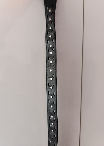 Diğer Siyah Gotik Deri Kadın Kemer