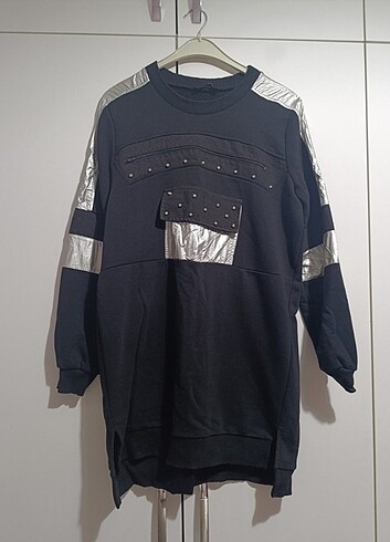 42 Beden siyah Renk Sweatshirt