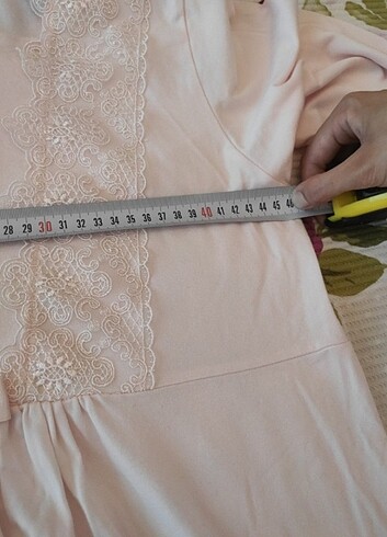xl Beden pembe Renk Lohusa pijama takımı