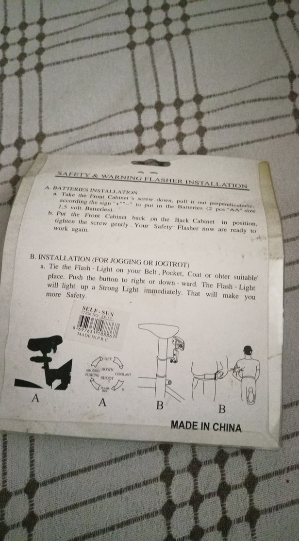 bisiklet Renkli Güvenlik Uyarı Lambası - Görsel 3