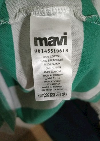 Yeşil Gri Çizgili Erkek Polo Tişört - Görsel 3