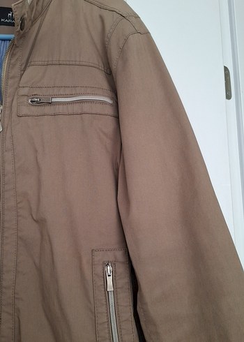Bej Fermuarlı Erkek Ceket - Görsel 3