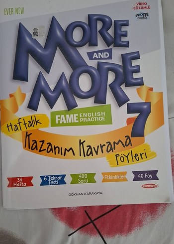 More and More 7 İngilizce Çalışma Kitabı