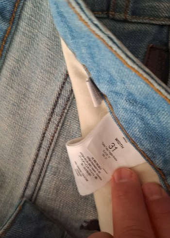 m Beden mavi Renk Mavi Denim Erkek Mini Şort