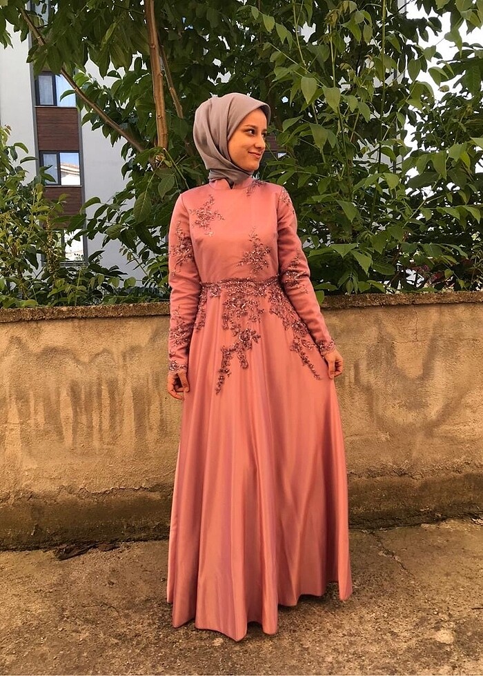 İşleme detaylı abiye - Görsel 2