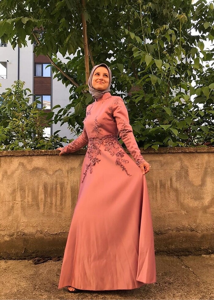 İşleme detaylı abiye - Görsel 4