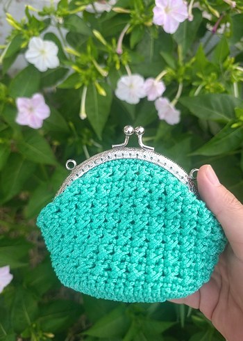 Mini örgü cuzdan - Görsel 7