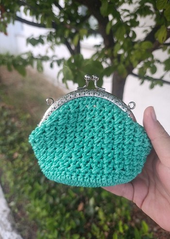 Mini örgü cuzdan - Görsel 8