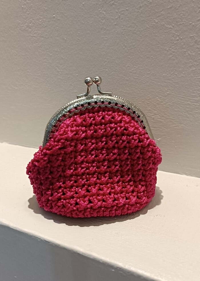 Mini örgü cuzdan - Görsel 4